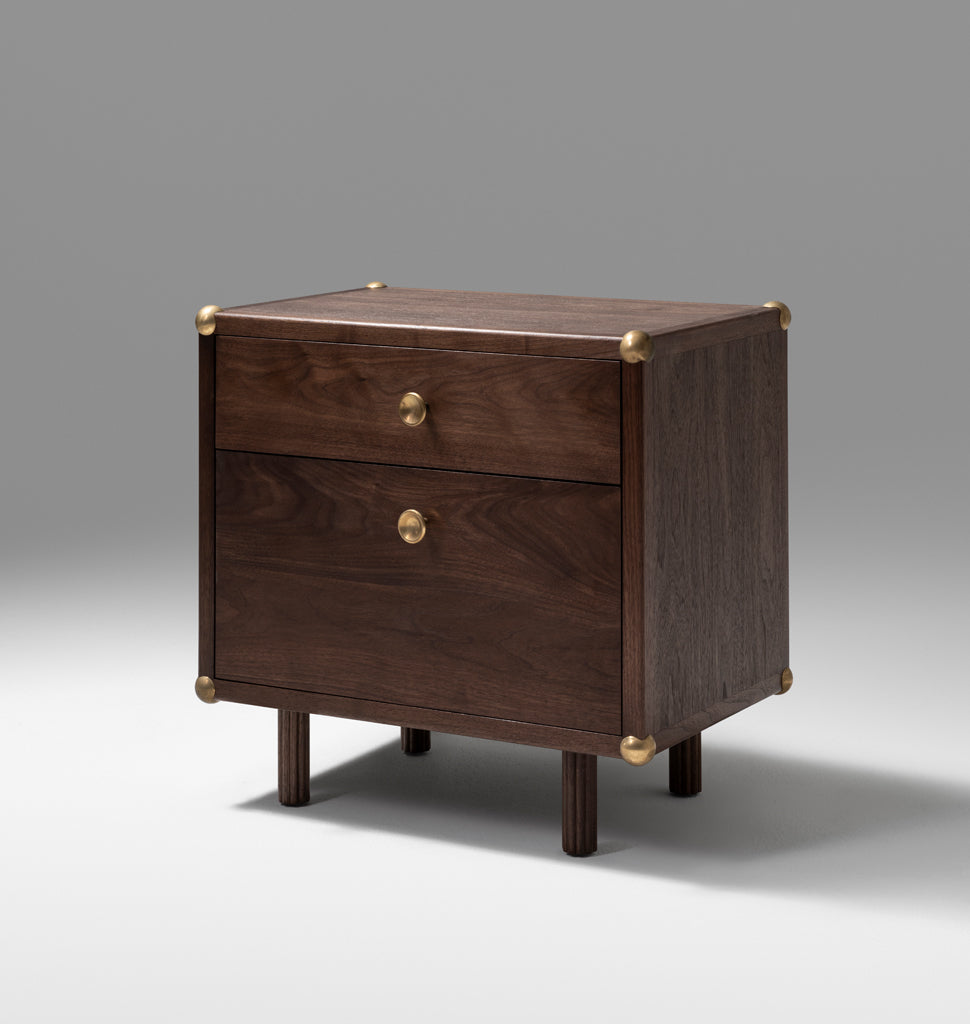 Lafayette Bedside Table (Black walnut)