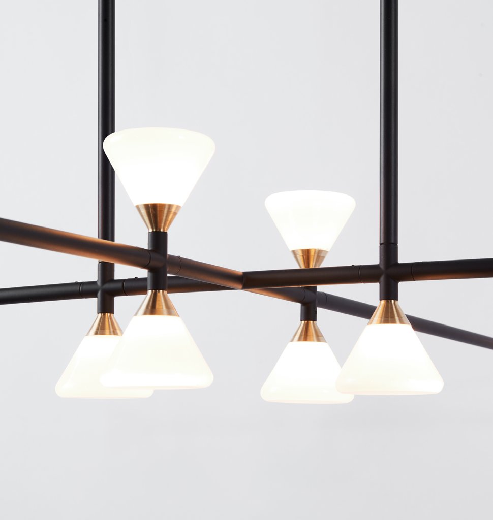 Detail (Matte black/Brushed brass)