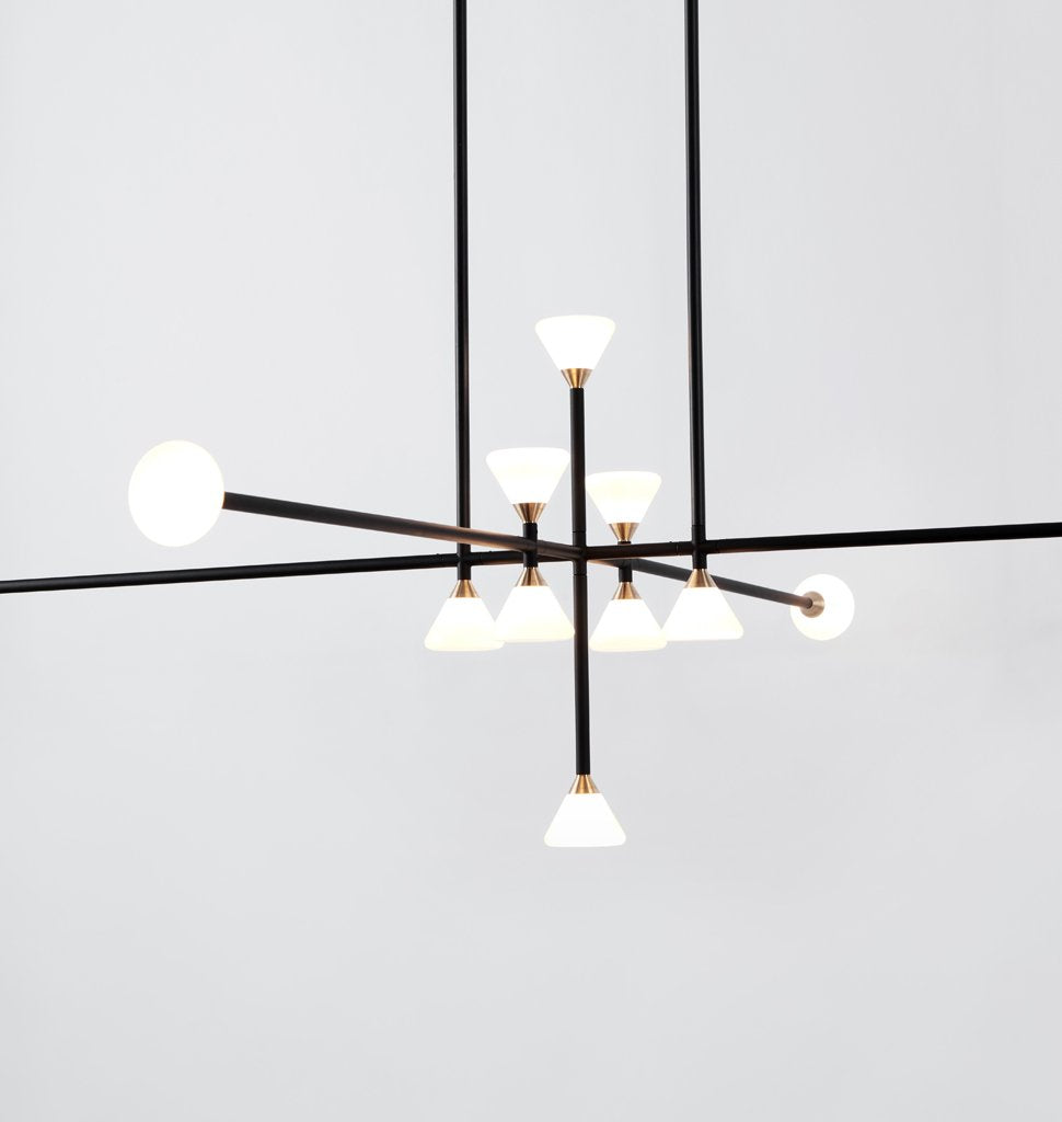 Detail (Matte black/Brushed brass)