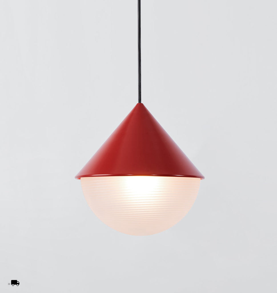 Pendant - Hemisphere (Red)