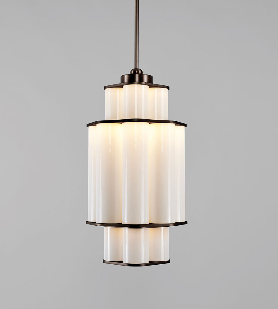 Chandelier - 01 (Bronze/White)