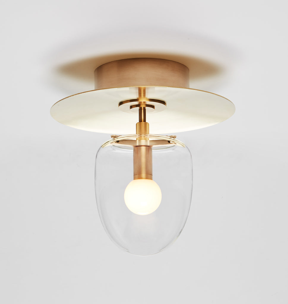 Flush Mount (Unlacquered brass)