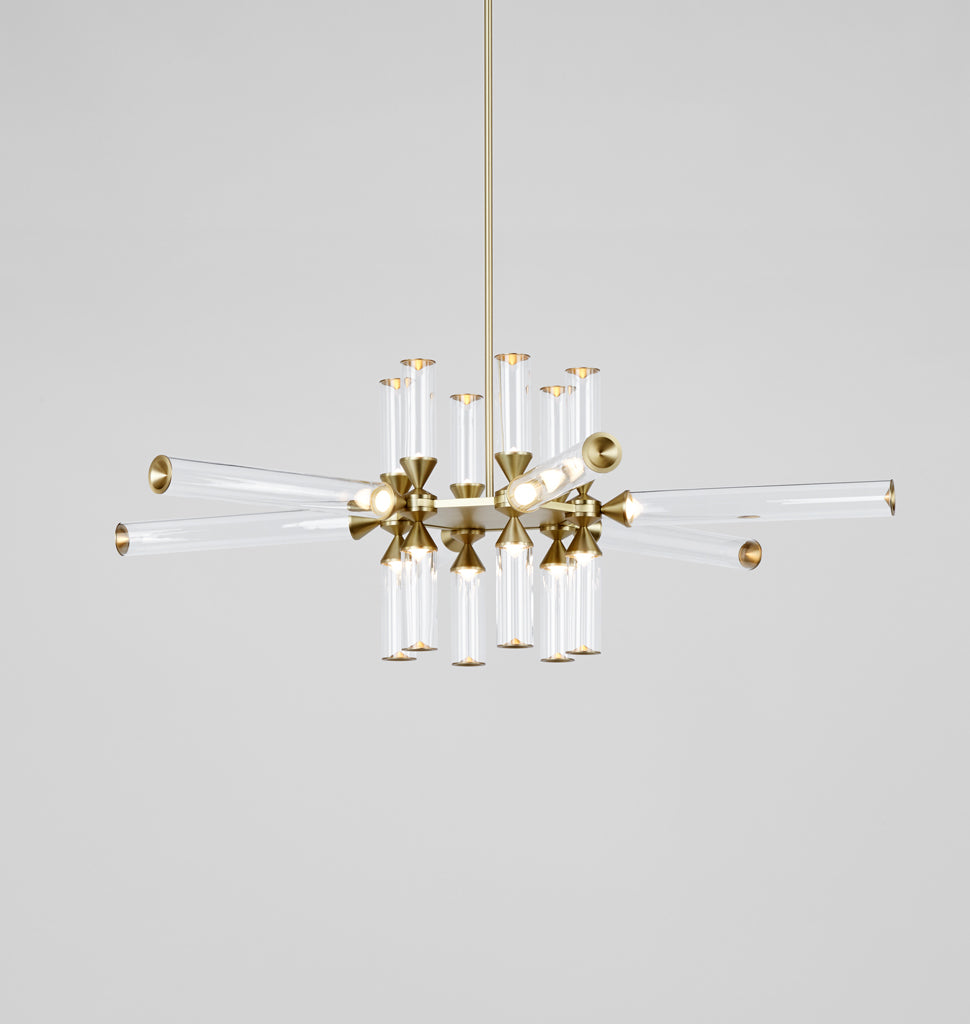 18-01 (Brushed brass/Clear) 