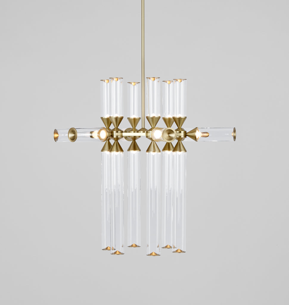 18-02 (Brushed brass/Clear) 