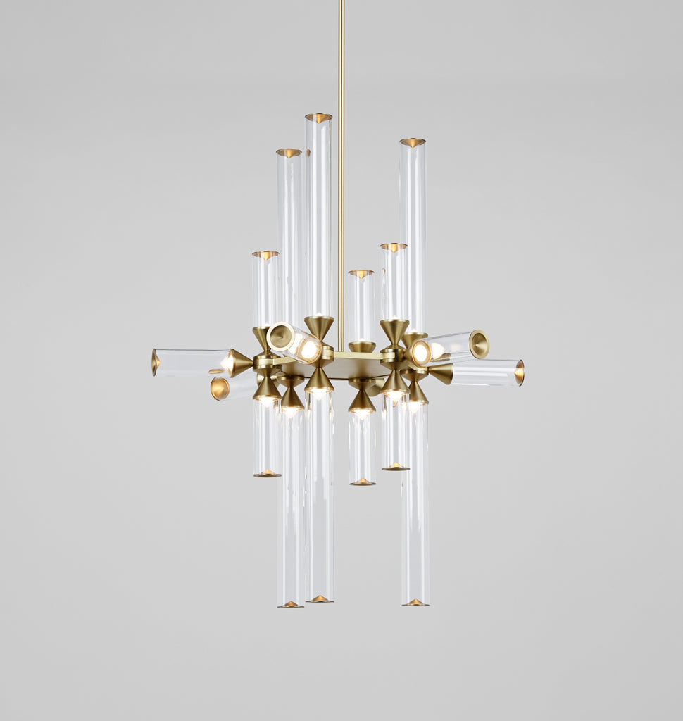 18-03 (Brushed brass/Clear)