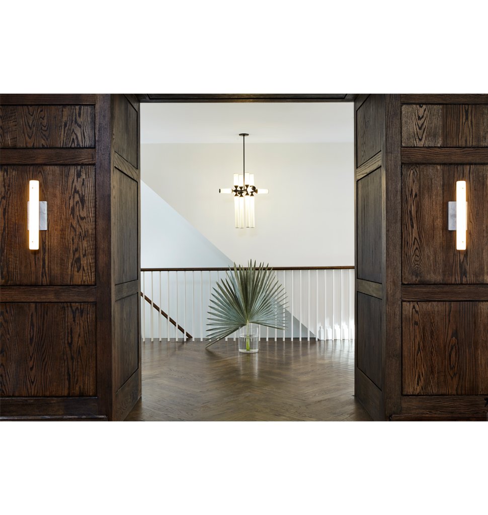 Rectangle Sconce (Walnut) — Roll & Hill Showroom, New York City. Image by Joseph De Leo
