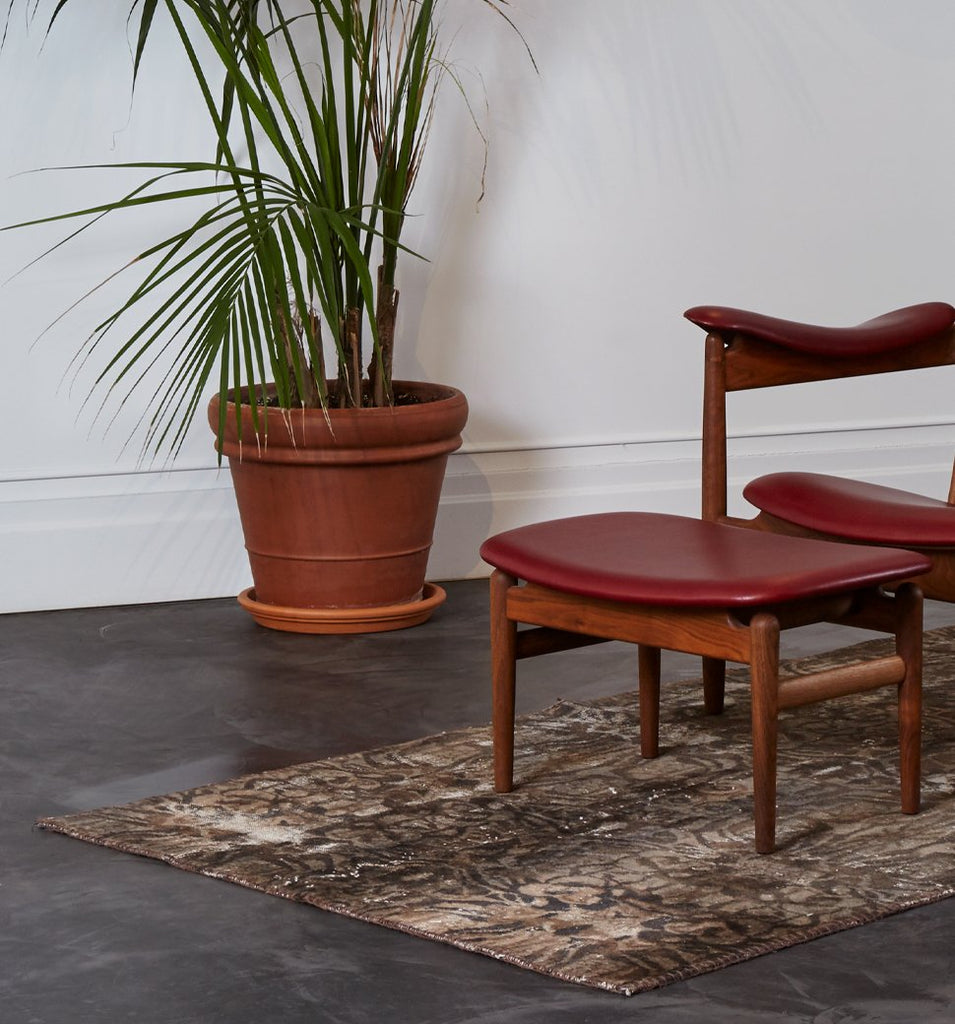 Decolorized Rug - Brown