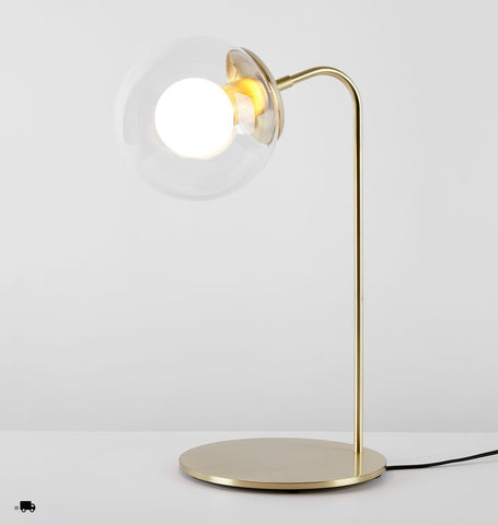 Desk Lamp (Brushed brass/Clear)