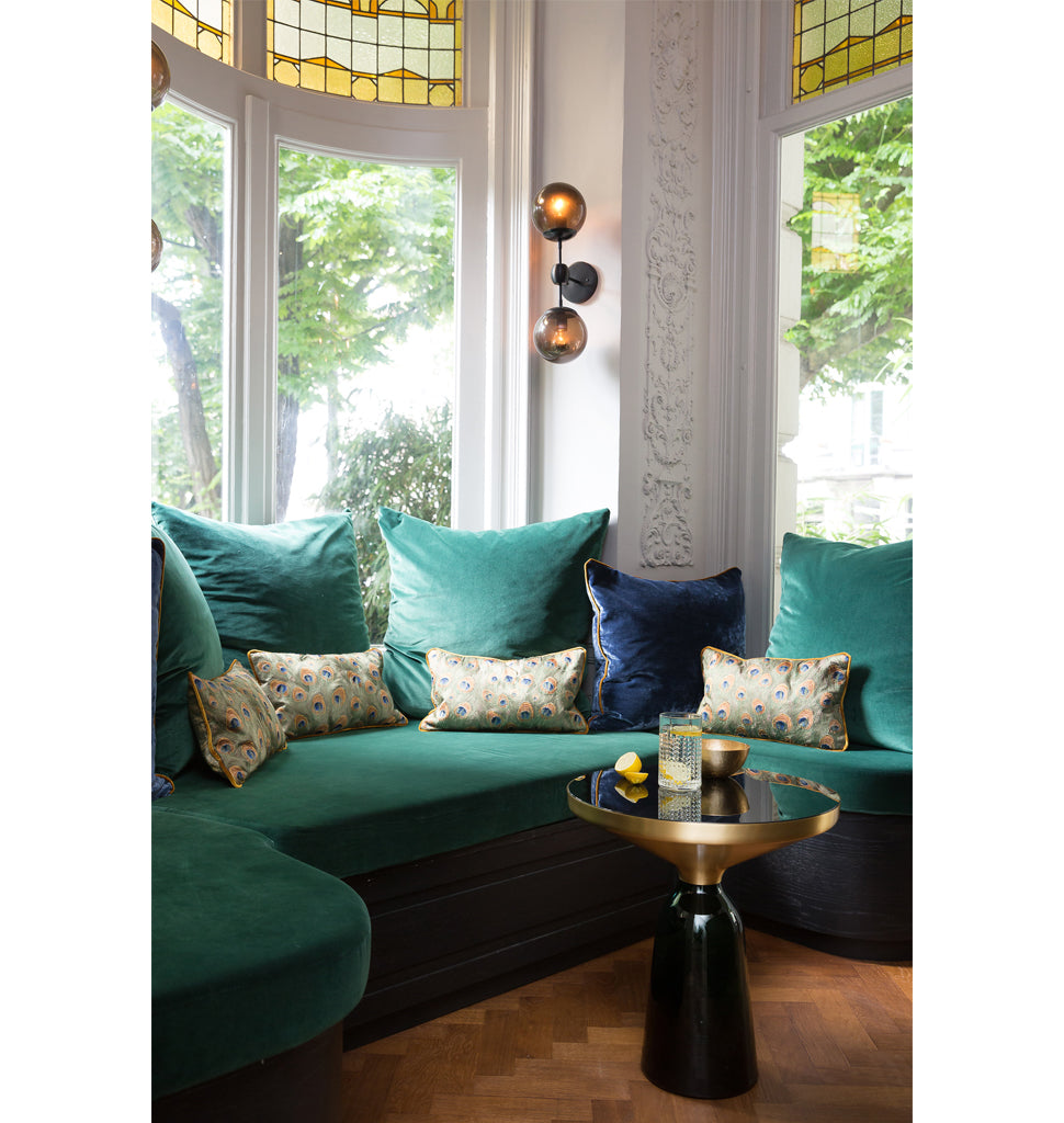 Sconce - 2 Globes (Black/Smoke) — Amsterdam. Interior by RA Studio. Image by Chiel van Diest