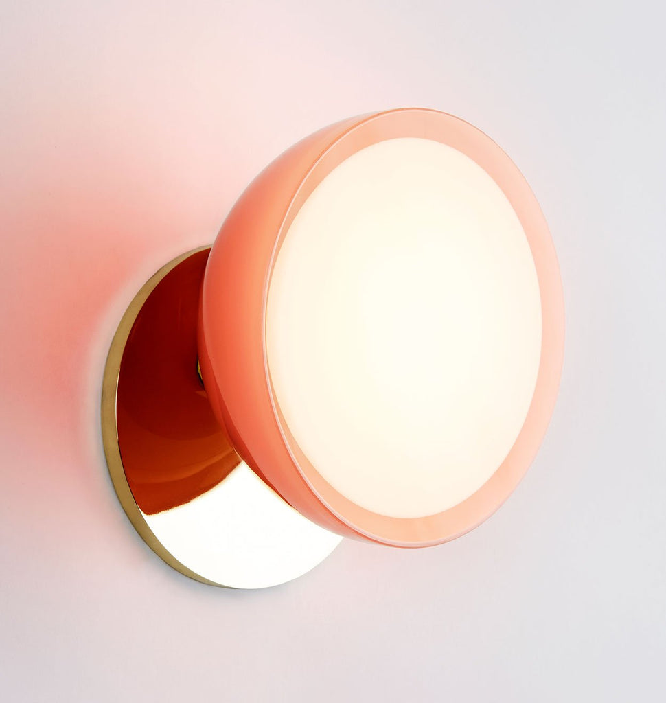 Sconce (Polished brass/Pink)