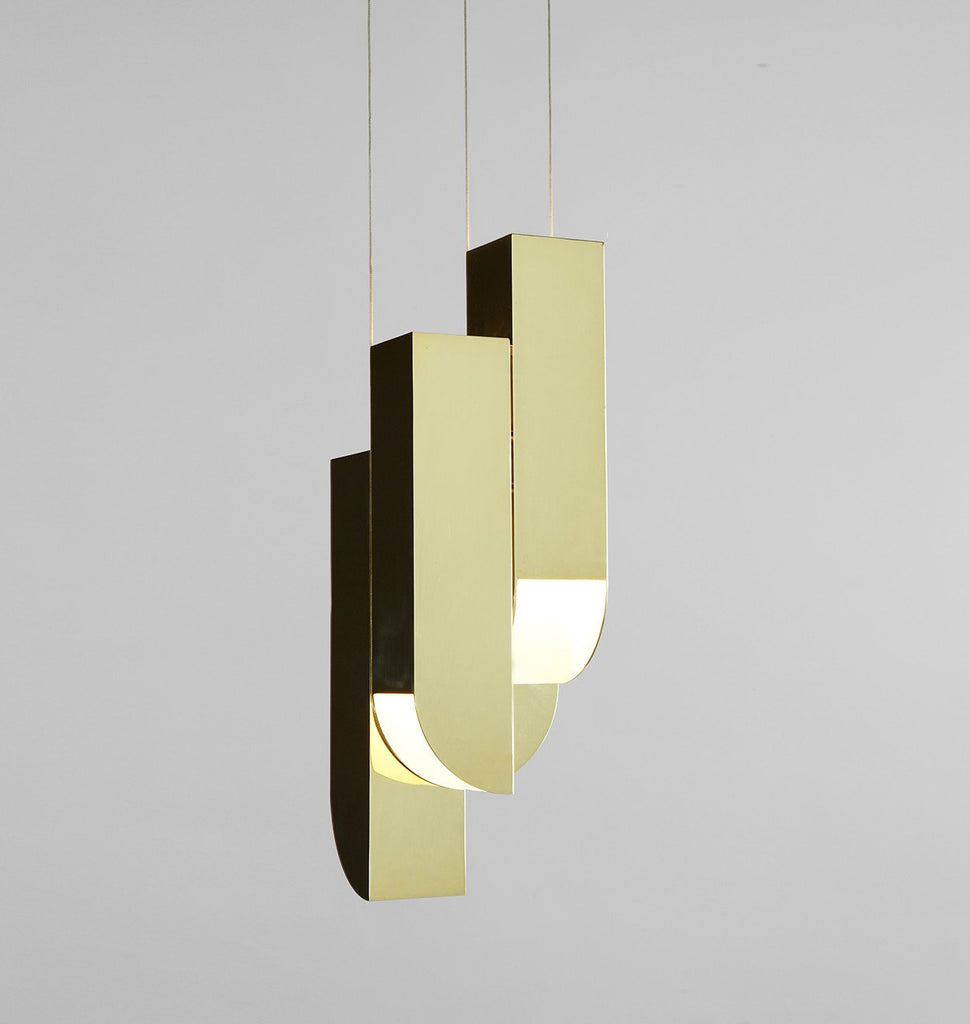 Pendant - 4 Lights (Polished brass)