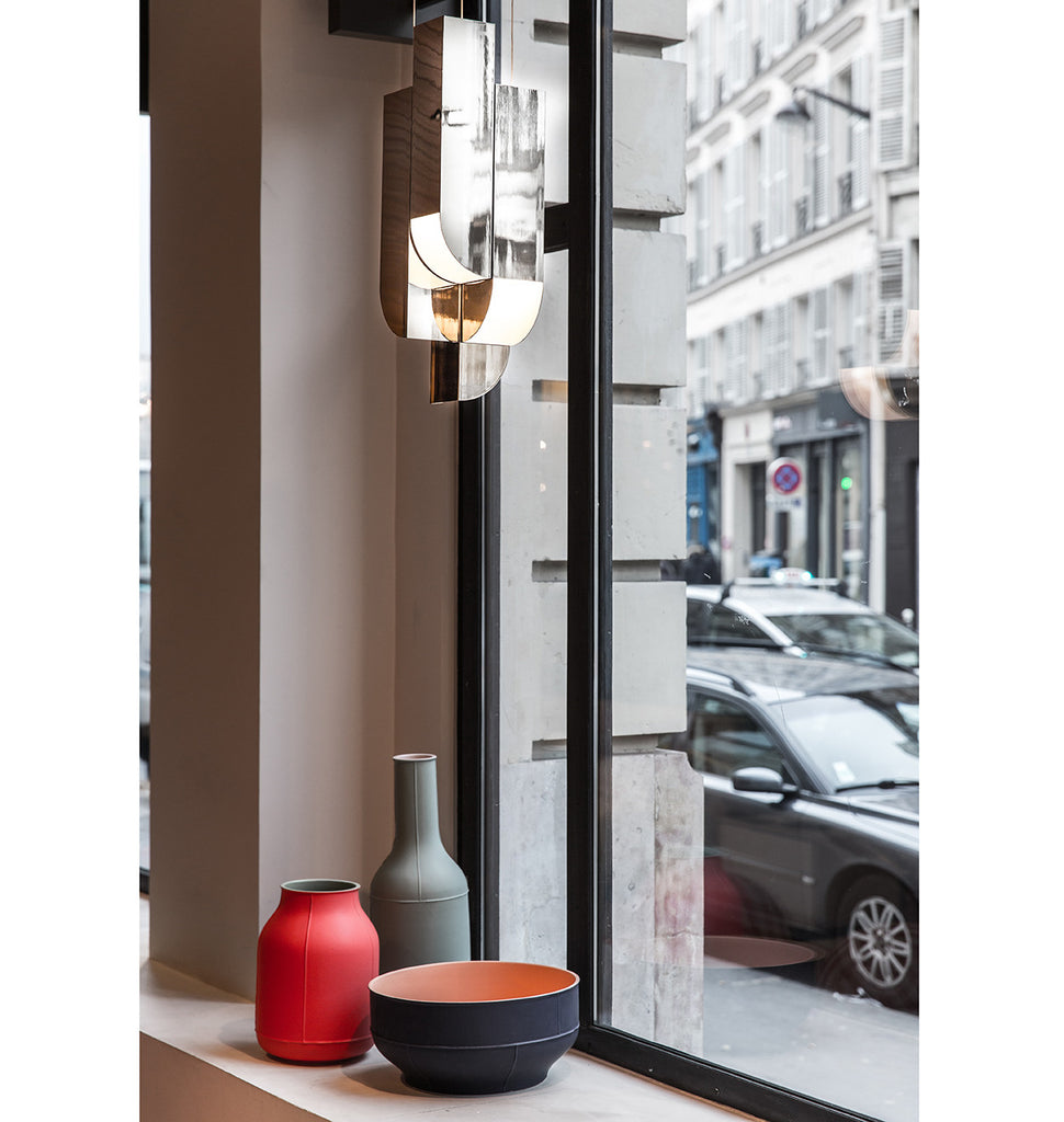 Pendant - 4 Lights (Polished nickel) — Silvera, Paris