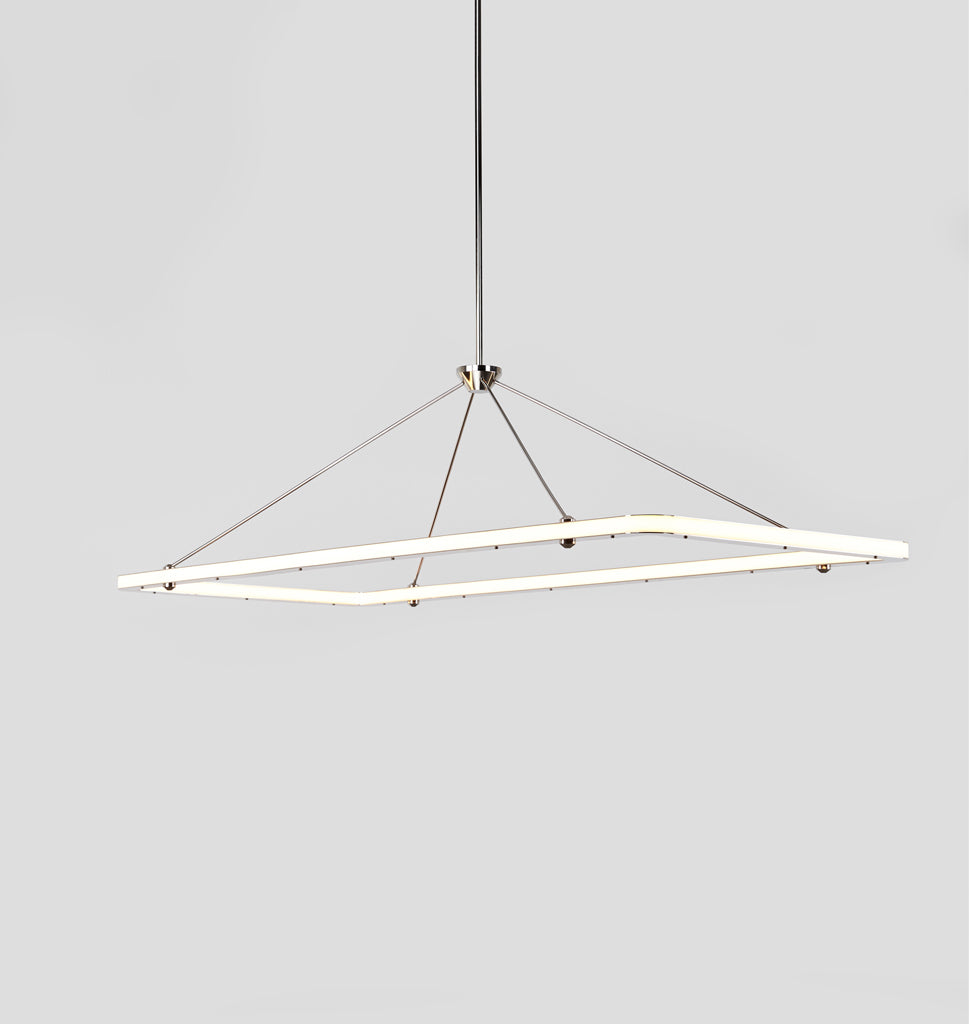 Rectangle Pendant (Polished nickel)