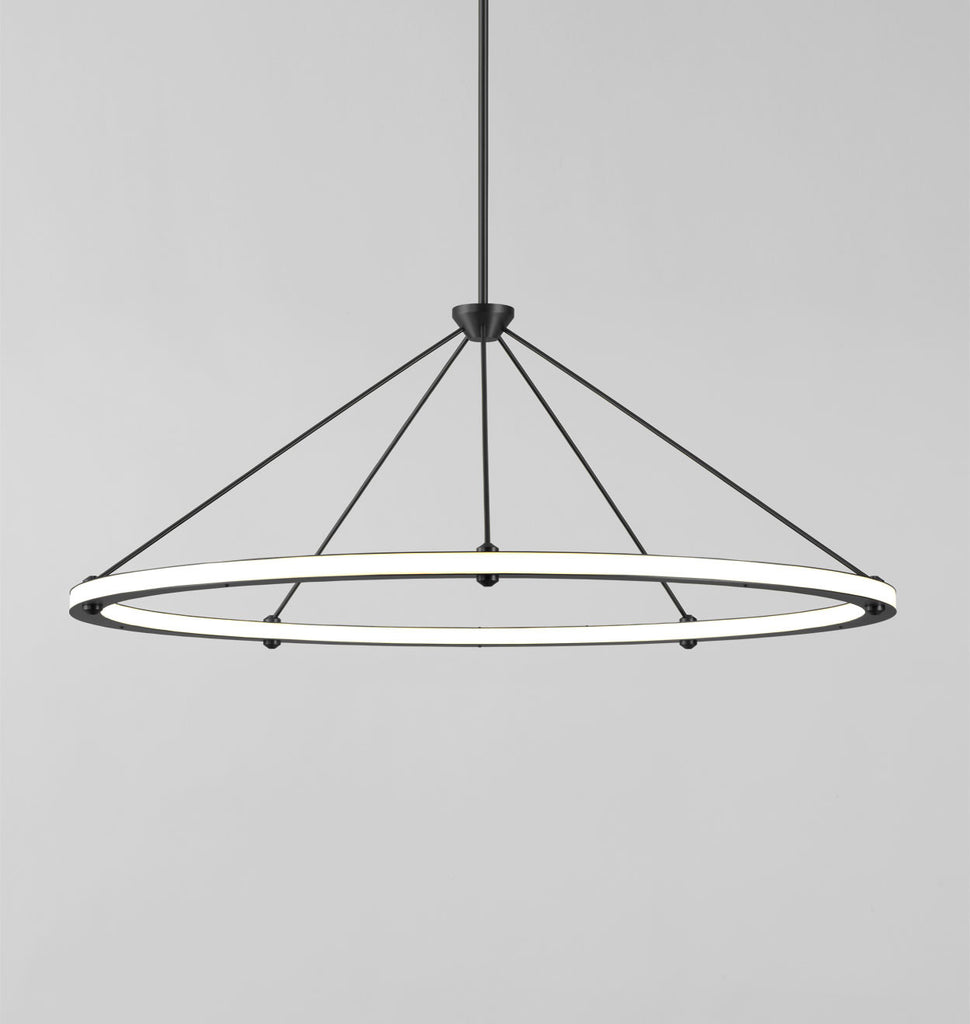 Circle Pendant (Blackened steel)