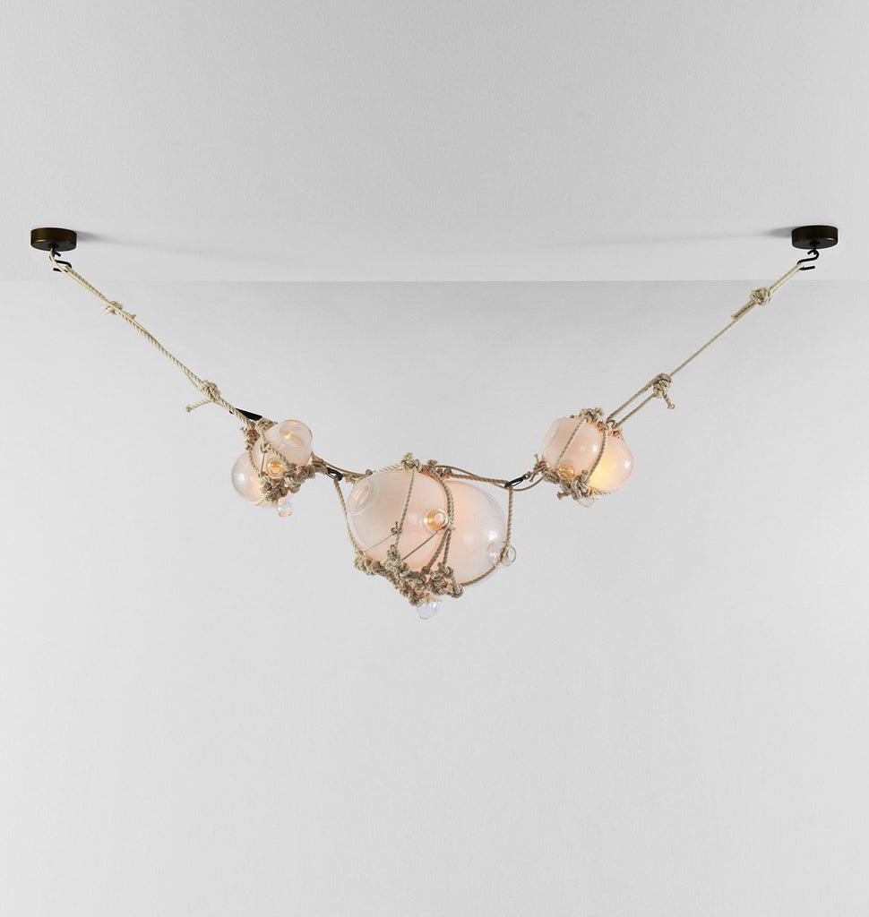 Chain - 1 Lg, 2 Sm Bubbles (Natural/Opal)