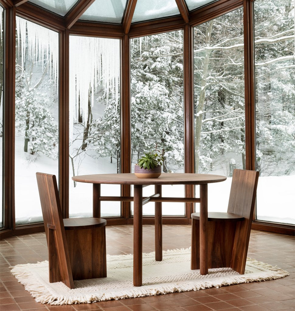 Three Plane Chair (Black walnut) — Holland, Michigan. Image by Jonathan Allen