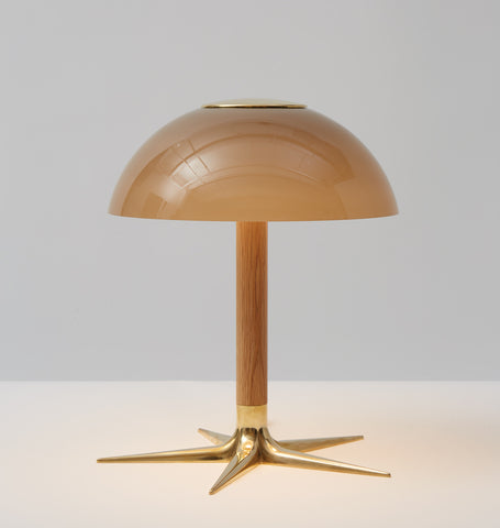Table Lamp (White Oak/Unlacquered brass)