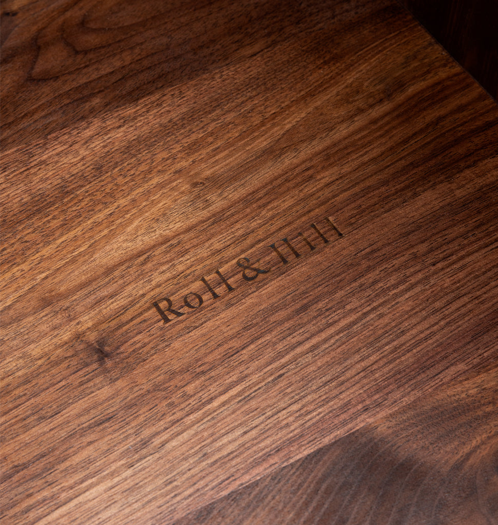 Taper Low Stool (Black walnut)