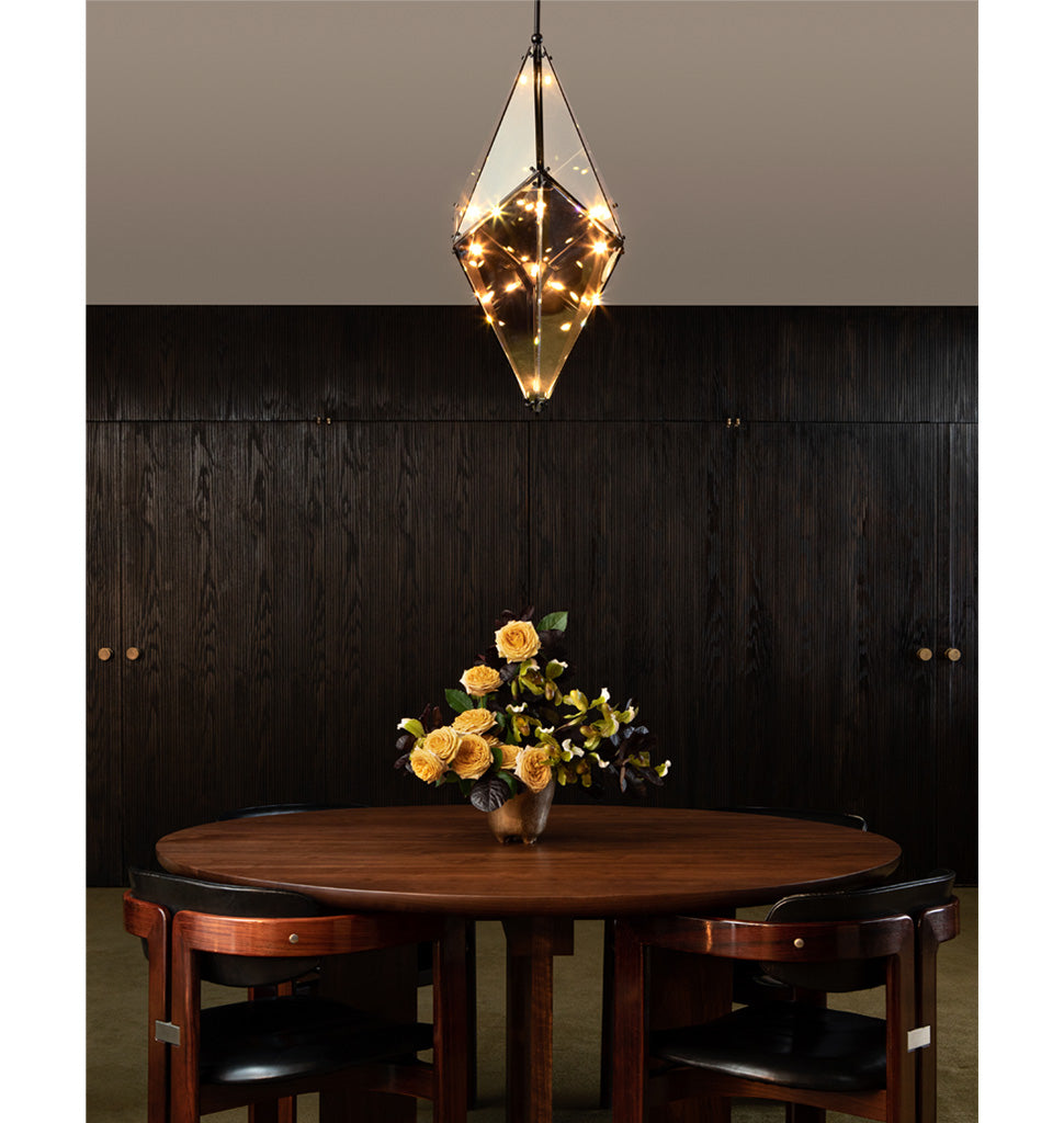 30 inches - Vertical (Oil-rubbed bronze/Transparent mirror) — Roll & Hill Showroom, New York City. Image by Sarah Elliott