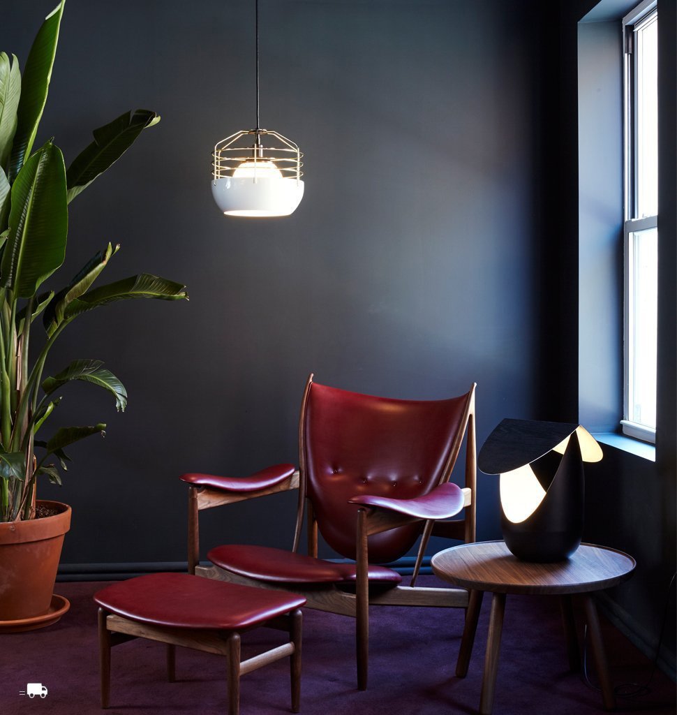 14-inch (White/Brass) — Roll & Hill Showroom, New York City. Image by Joseph De Leo