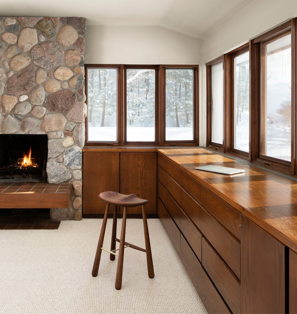 Taper Bar Stool (Black walnut) — Holland, Michigan. Image by Jonathan Allen