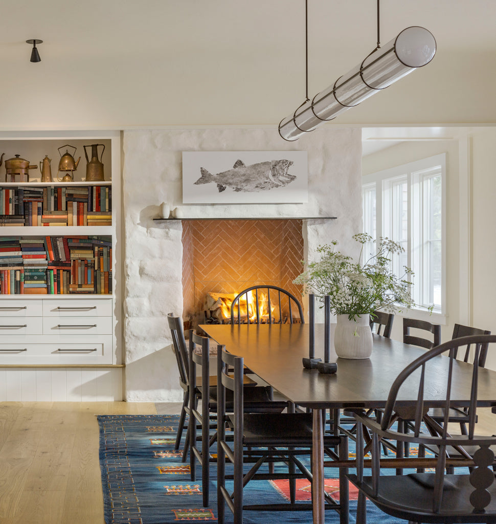 Straight - 5 Units (Black) — Lake Sunapee, New Hampshire. Interior by Kate Maloney. Image by Jim Westphalen