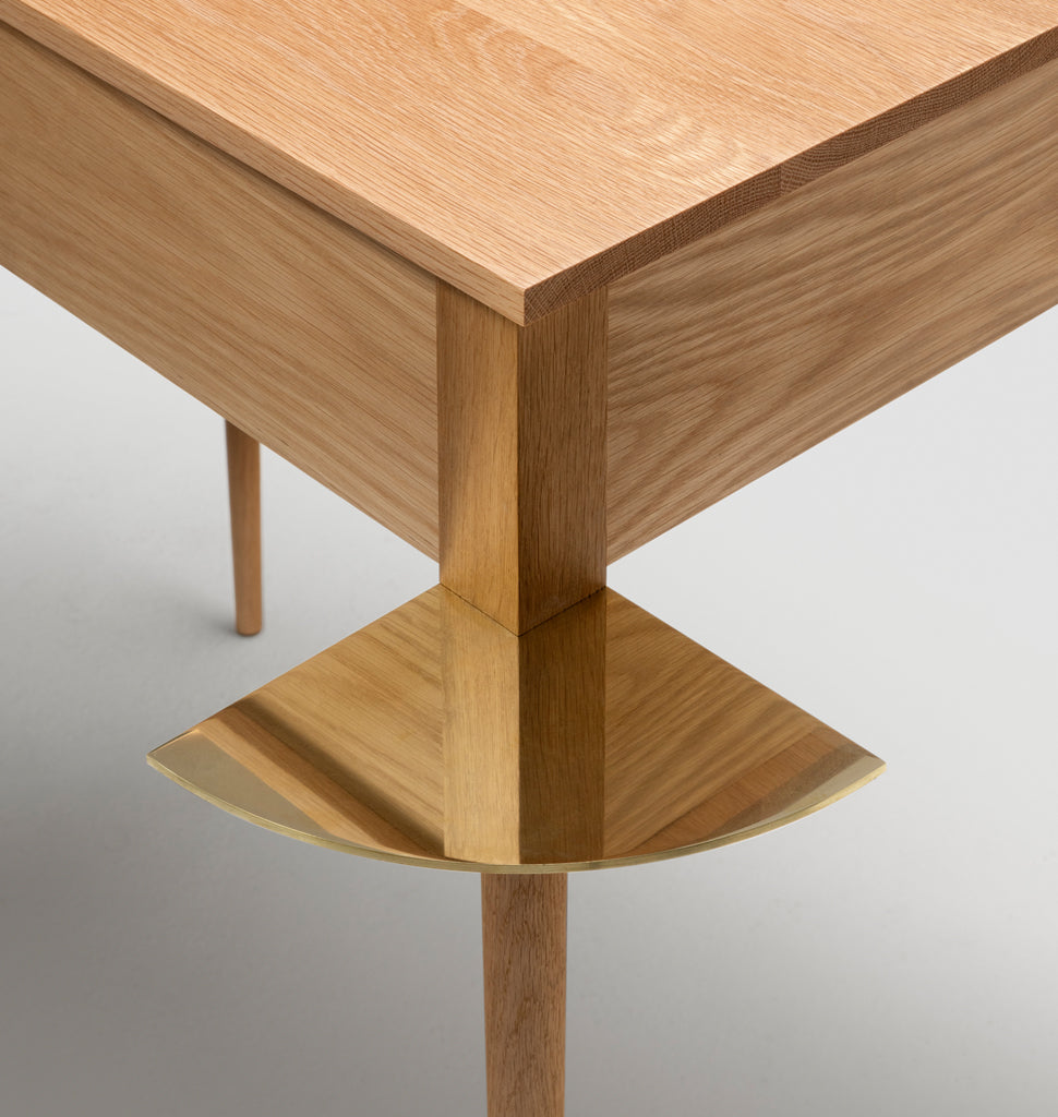 The Cain Nightstand (White Oak)